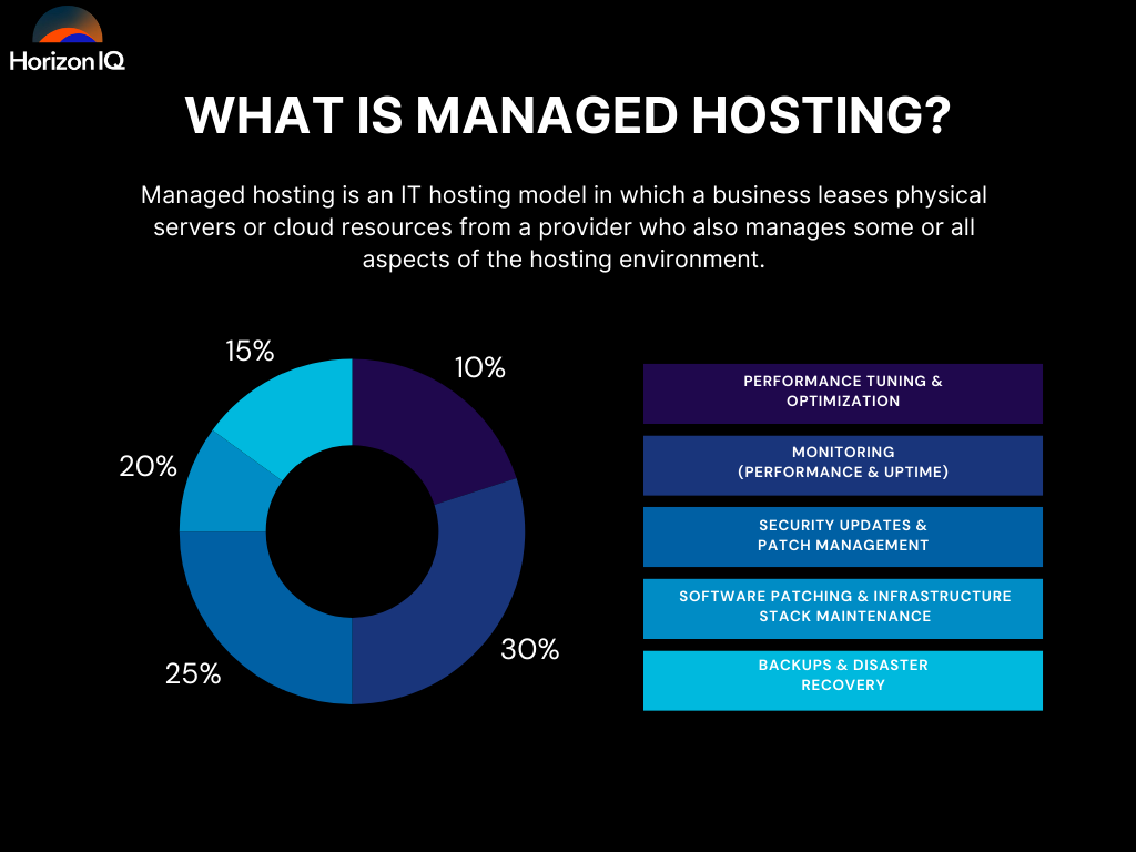 What is managed hosting infographic