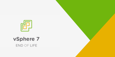 VMware vSphere 7 end of life logo